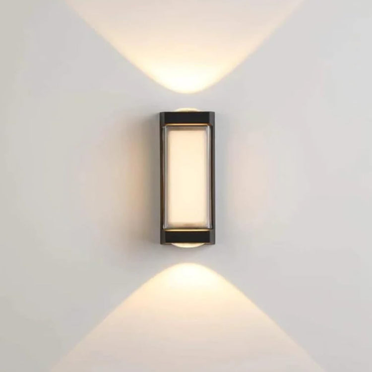 Outdoor LED Wall Light Up and Down Light, Black