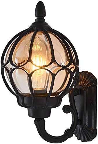 Vintage Black Outdoor Wall Lantern