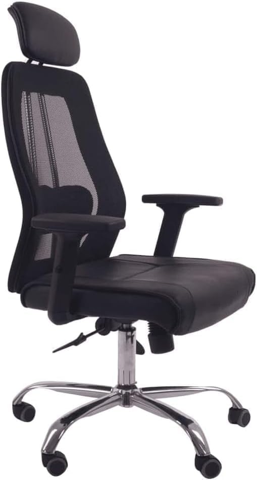 Ergonomic Office Chair with Mesh Back, Headrest & Adjustable Armrests