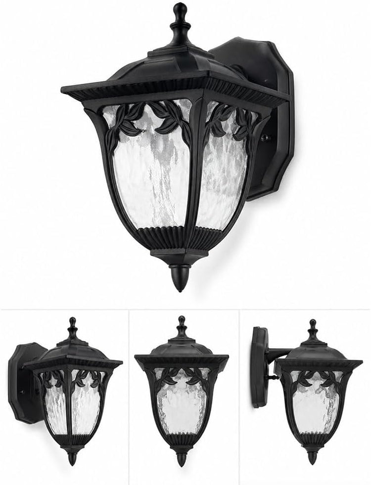 Black Outdoor Wall Lantern