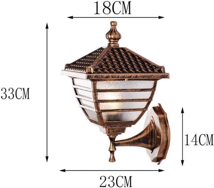 Vintage Bronze Outdoor Wall Lantern