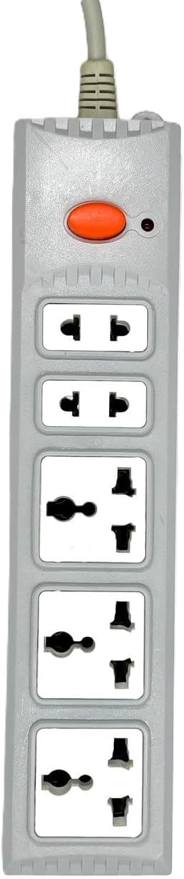Universal 5-Outlet Power Strip with Switch
