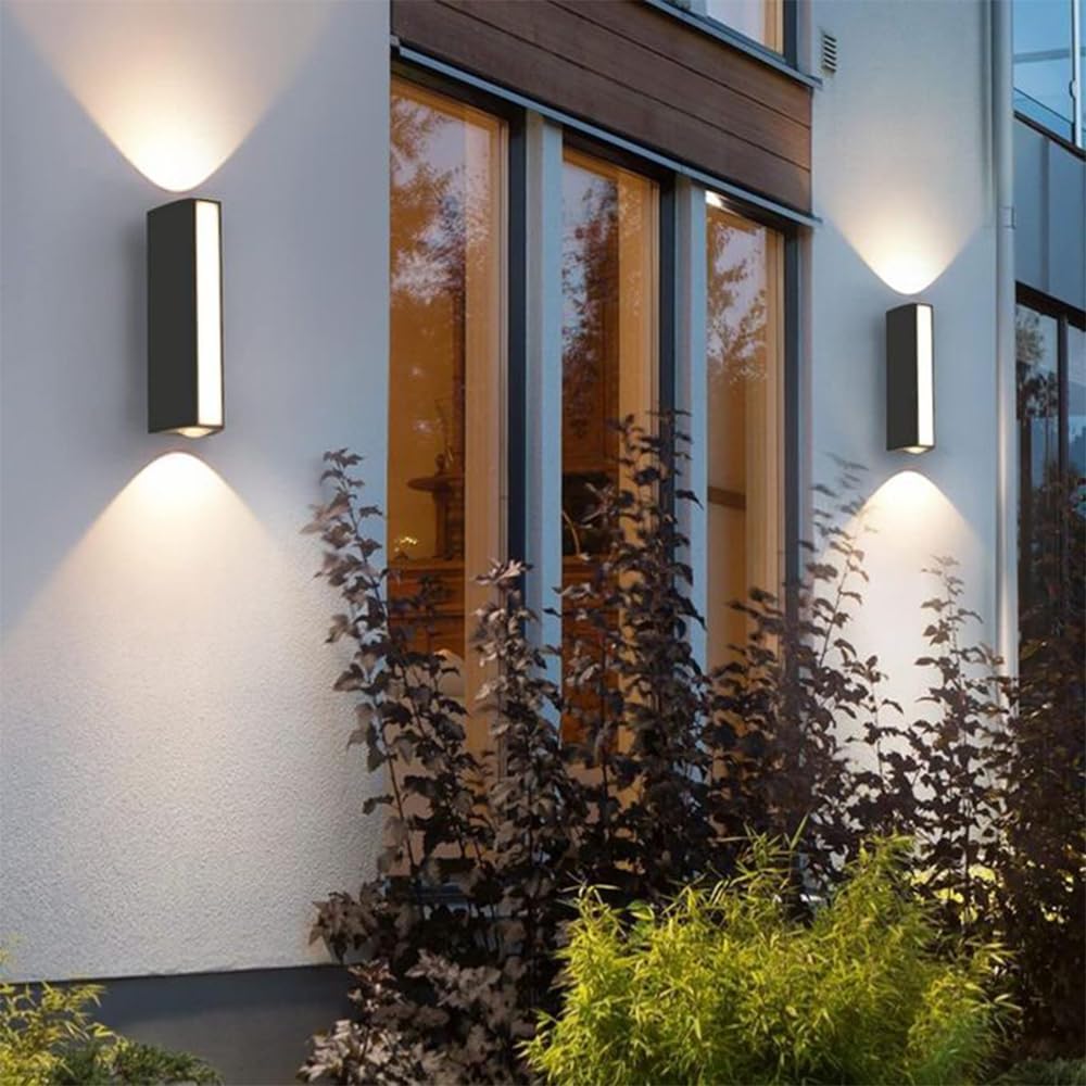 LED Wall Sconce, Up and Down Light, Plastic