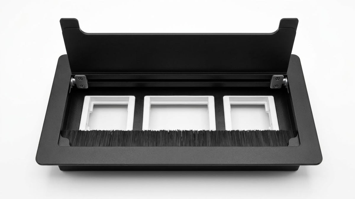 Modular Recessed Conference Table Power Box