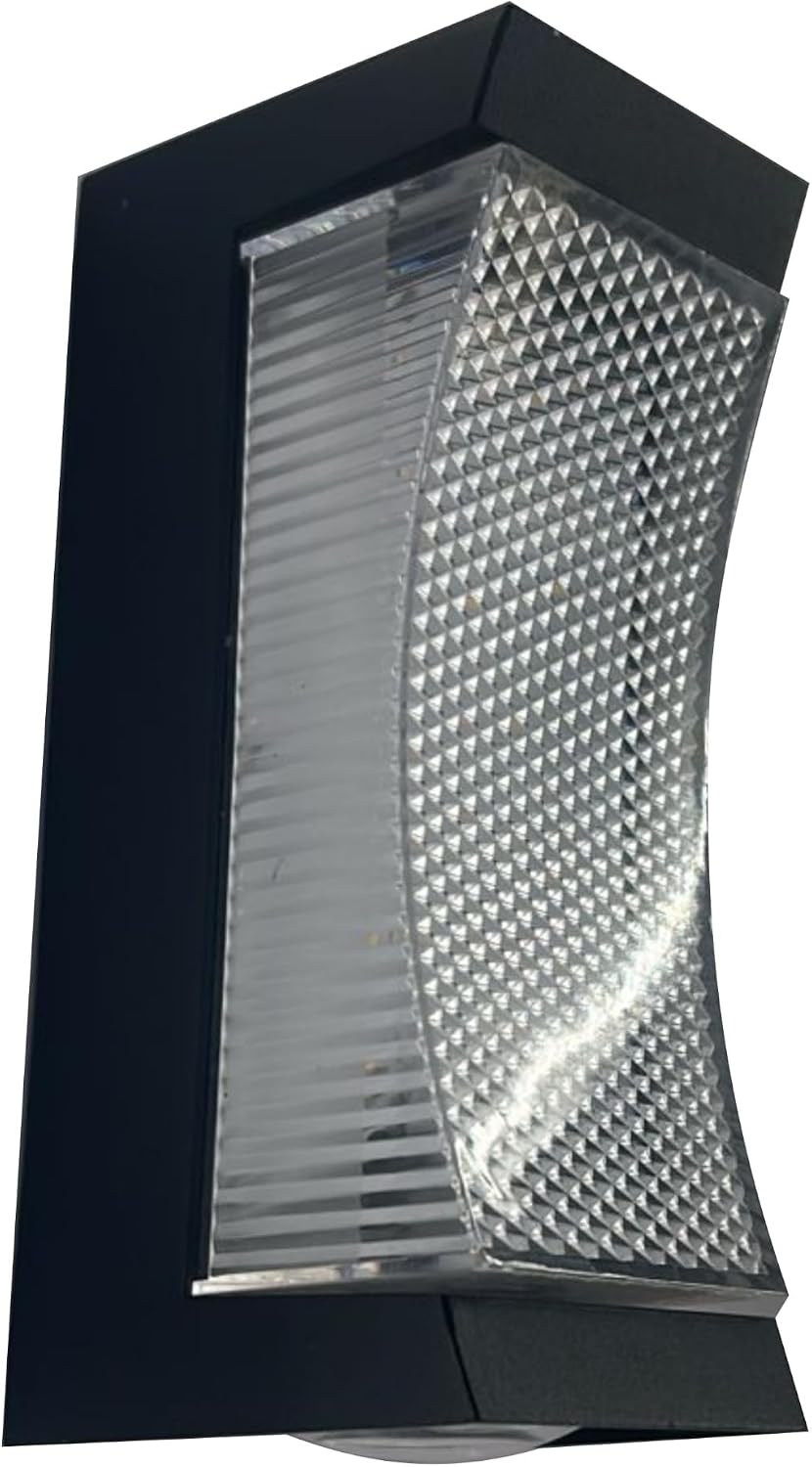 Outdoor LED Wall Light Up and Down Light, Black