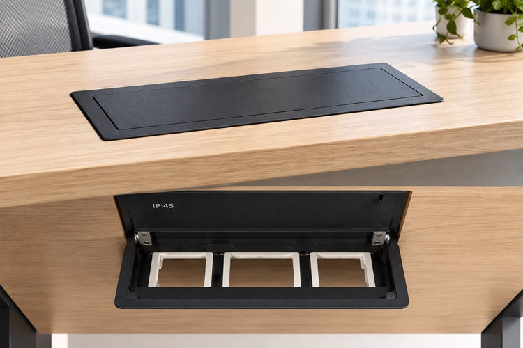 Modular Recessed Conference Table Power Box